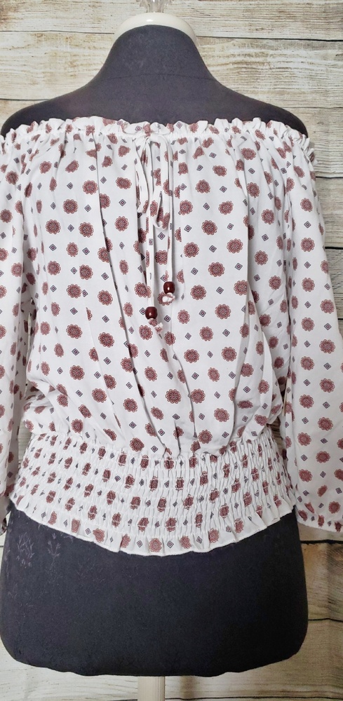 Frill Trim Pleated Top Shirt for Women